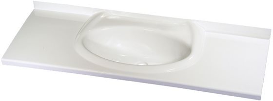 UMYWALKA COMET 90x32,5 cm Z BLATAMI PO BOKACH