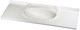 UMYWALKA COMET 90x32,5 cm Z BLATAMI PO BOKACH
