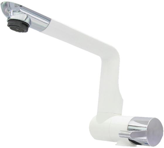 KRAN BATERIA COMET ARONA WHITE 22 mm