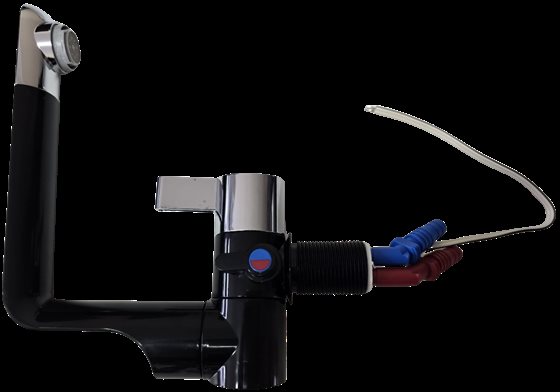 KRAN BATERIA COMET ARONA 27 mm CZARNA