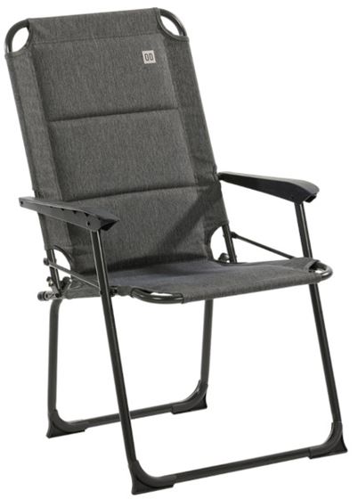 KRZESŁO TRAVELLIFE LAGO COMPACT SZARE DO 100 kg
