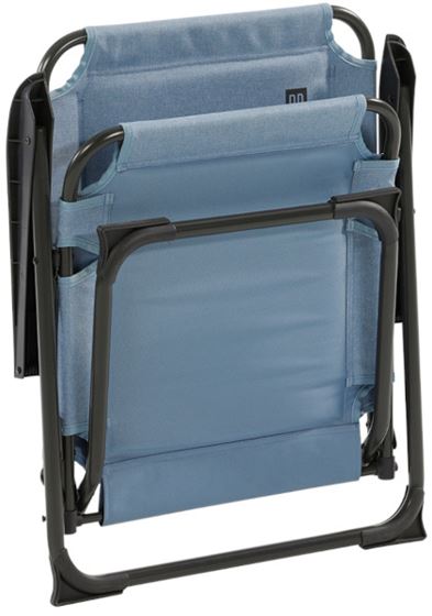 KRZESŁO TRAVELLIFE LAGO COMPACT NIEBIESKIE DO 100 kg