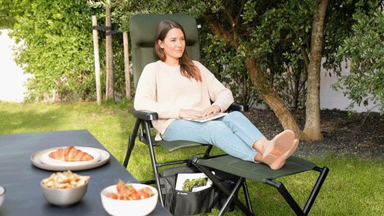 KRZESŁO TRAVELLIFE BARLETTA XL ZIELONE DO 150 kg