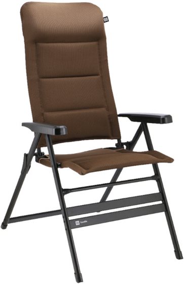 KRZESŁO TRAVELLIFE BARLETTA XL BRĄZOWE DO 150 kg