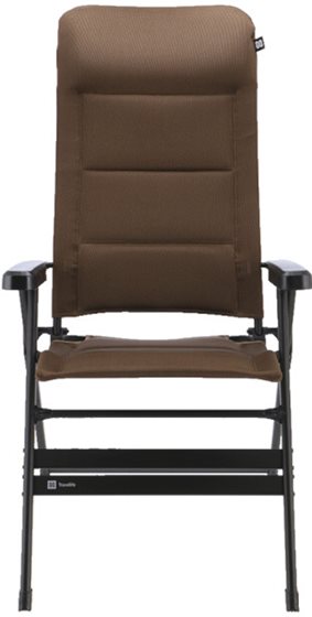 KRZESŁO TRAVELLIFE BARLETTA XL BRĄZOWE DO 150 kg