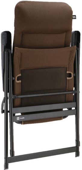 KRZESŁO TRAVELLIFE BARLETTA XL BRĄZOWE DO 150 kg