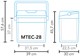 LODÓWKA TURYSTYCZNA 26L MESTIC MTEC-28 AC/DC 12/230V