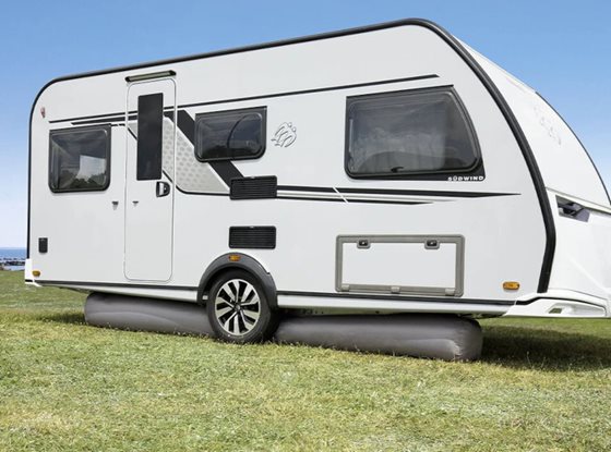 FARTUCH PODŁOGOWY 500cm DWT DMUCHANY DO KAMPERA śr.40 cm