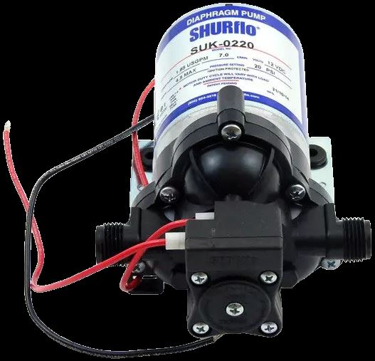 POMPA WODY CIŚNIENIOWA SHURFLO 7L/min 12V 1,4 bar