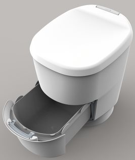 TOALETA CLESANA C1 12V Z OKRĄGŁĄ PODSTAWĄ