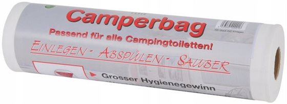 CAMPERBAG WKLAD DO TOALET TURYSTYCZNYCH WC 100 szt.