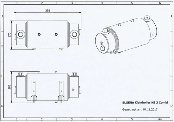 BOJLER ELGENA 3L KB3 COMBI 12V/200W+230V/660W
