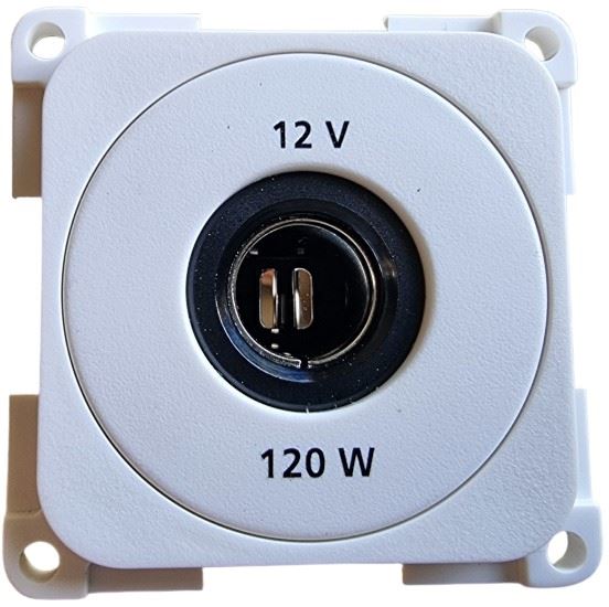 GNIAZDO ELEKTRYCZNE SYSTEM 10000 12V BIAŁE