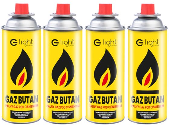 KARTUSZ GAZOWY EKO-LIGHT 230 g 4 szt.