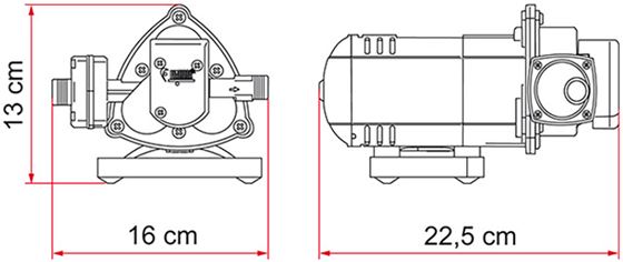 POMPA WODY CIŚNIENIOWA FIAMMA 7L/min 1,5bar AQUA 8 12V