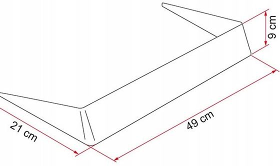 SPOILER OKNA DACHOWEGO FIAMMA 40x40