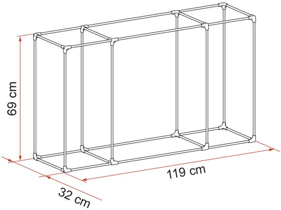 STELAŻ BAGAŻNIK FIAMMA KIT FRAME CARGO BACK