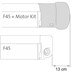 SILNIK MARKIZY FIAMMA MOTOR KIT F45S BIAŁY
