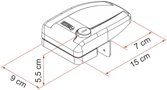 BLOKADA DRZWI ZEWNĘTRZNA FIAMMA SAFE DOOR FRAME BIAŁA 3 szt.