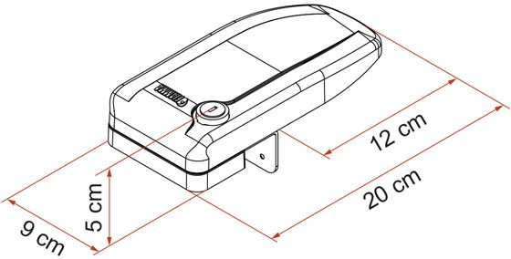 BLOKADA DRZWI ZEWNĘTRZNA FIAMMA SAFE DOOR MAGNUM FRAME BIAŁA