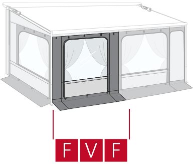 ŚCIANA FIAMMA PRZÓD PRIVACY ROOM 20 cm F65/F80
