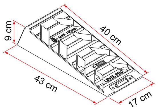 KLIN POZIOMUJĄCY FIAMMA LEVEL PRO 5T 2 szt.