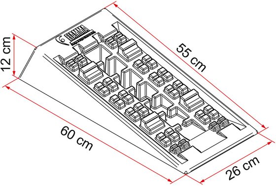 KLIN POZIOMUJĄCY FIAMMA LEVEL SYSTEM JUMBO XXL 12T 2 szt.