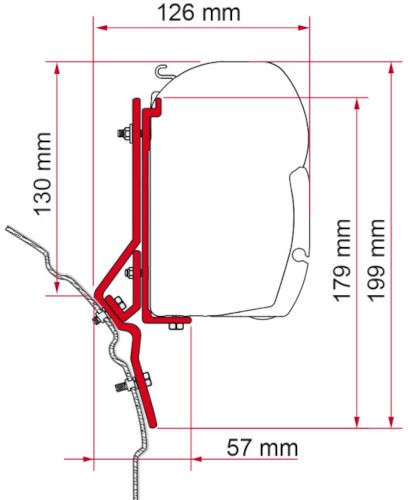 ADAPTER MARKIZY FIAMMA F45 VW T4