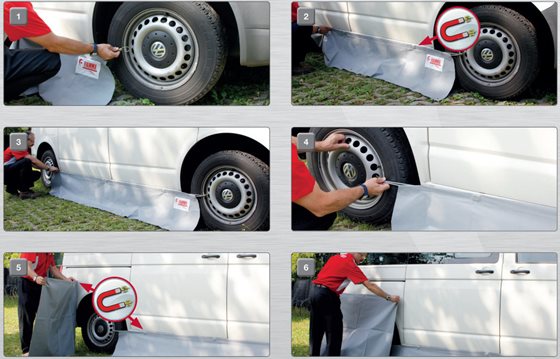 FARTUCH PODŁOGOWY 250 cm h42 cm FIAMMA VW T5/6/6.1