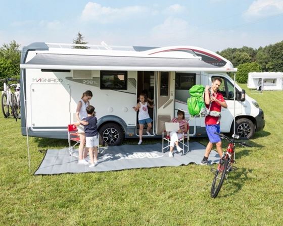 MOCOWANIE NOGI MARKIZY FIAMMA F45S LEWY TYŁ