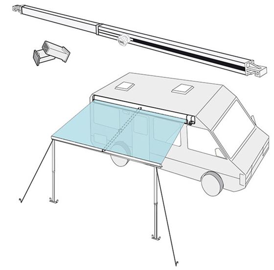 RAFTER MARKIZY FIAMMA F45/F65/F80 OUTLET