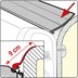 USZCZELKA MARKIZY FIAMMA RAIN GUARD L 550 cm