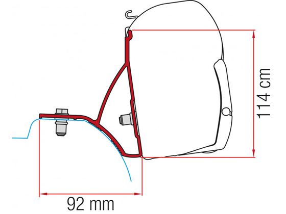 ADAPTER MARKIZY FIAMMA F45 VIVARO 15-