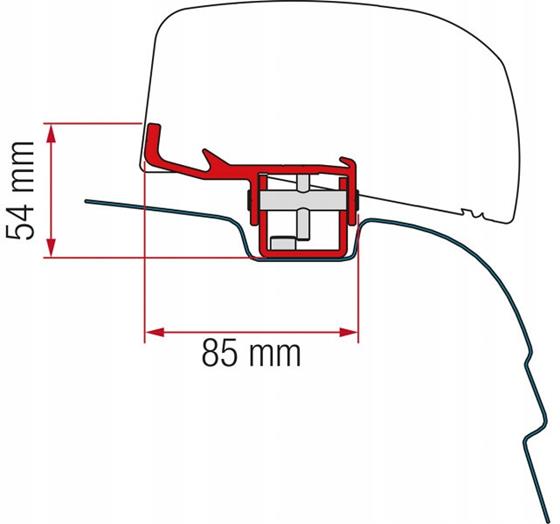 ADAPTER MARKIZY FIAMMA F40 VW T5/6 DACHOWY