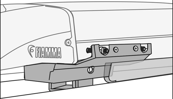 USZCZELKA MARKIZY FIAMMA RAIN GUARD F40 VAN T5/T6 270 cm