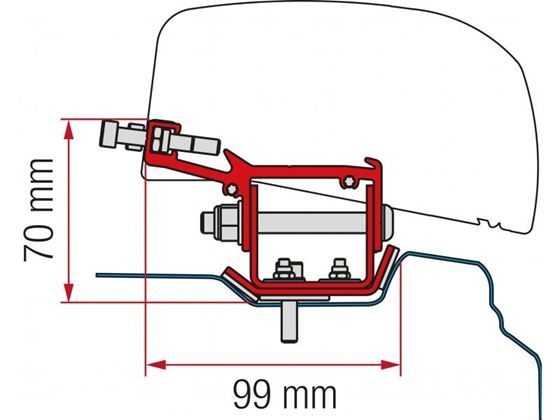 ADAPTER MARKIZY FIAMMA F40 VAN TRAFIC OD 2014