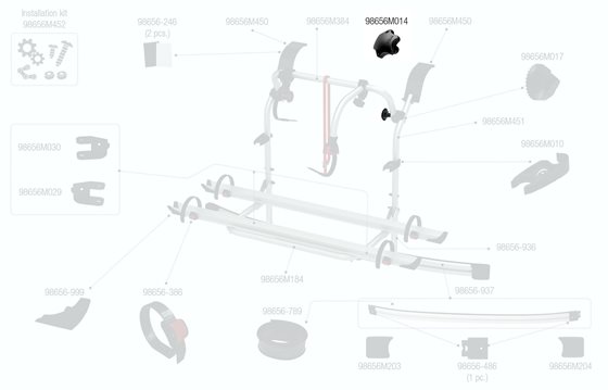 ELEMENT BAGAŻNIKA FIAMMA PRO C