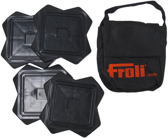 STOPKI POD NOGI PRZYCZEPY 4 szt. FROLI