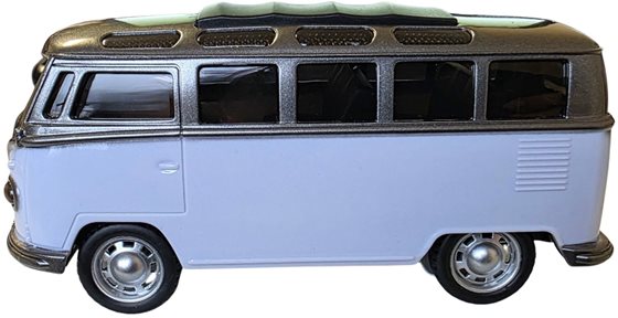 ZABAWKA "AUTO VAN VW ŚWIATŁO DZWIĘK 15cm BIAŁE