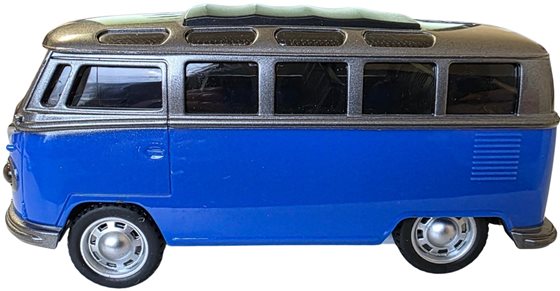 ZABAWKA "AUTO VAN VW ŚWIATŁO DZWIĘK 15cm NIEBIESKIE