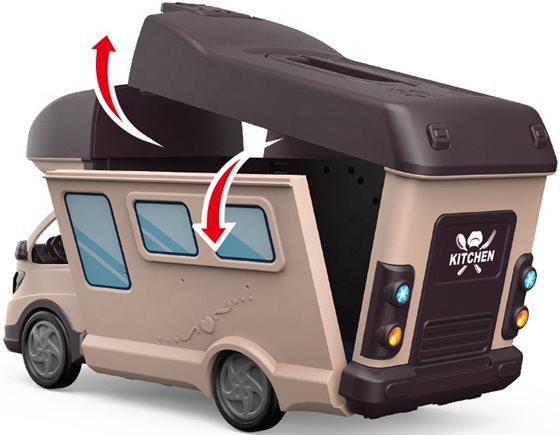 ZABAWKA "AUTO CAMPER Z AKCESORIAMI 40 cm