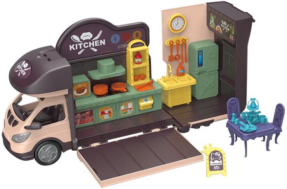 ZABAWKA "AUTO CAMPER Z AKCESORIAMI 40 cm