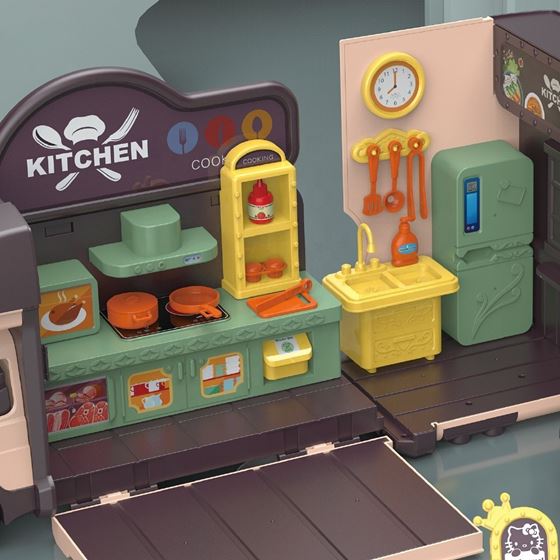 ZABAWKA "AUTO CAMPER Z AKCESORIAMI 40 cm