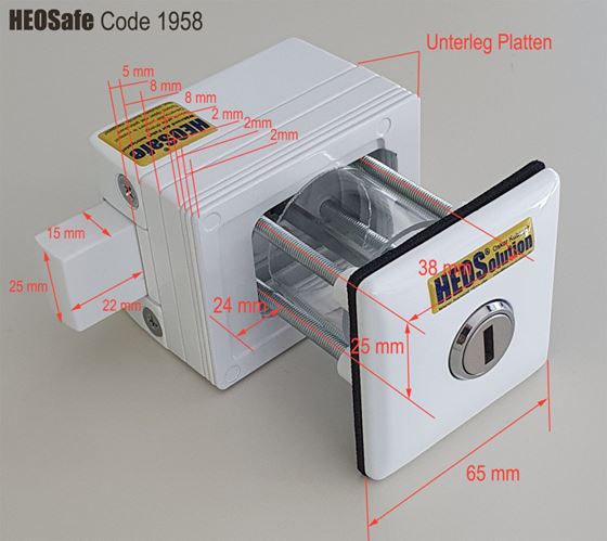 BLOKADA DRZWI WEWNĘTRZNA HEOSAFE TRANSIT OD 2014 4 szt.