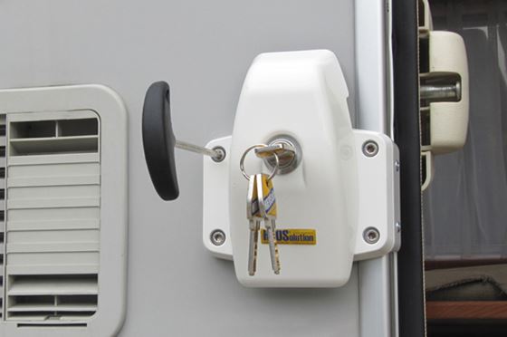 BLOKADA DRZWI ZEWNĘTRZNA HEOSAFE DOOR FRAME LOCK BIAŁA