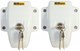 BLOKADA DRZWI ZEWNĘTRZNA HEOSAFE DOOR FRAME LOCK BIAŁA 2 szt.