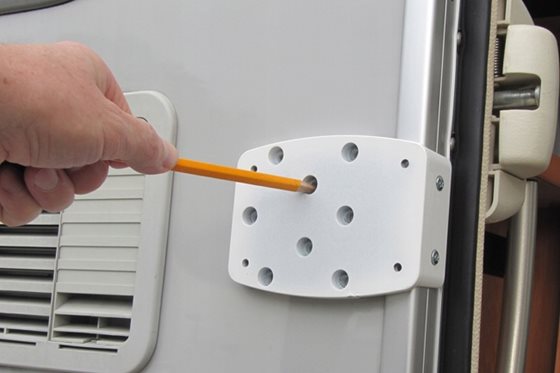 BLOKADA DRZWI ZEWNĘTRZNA HEOSAFE DOOR FRAME LOCK BIAŁA 2 szt.