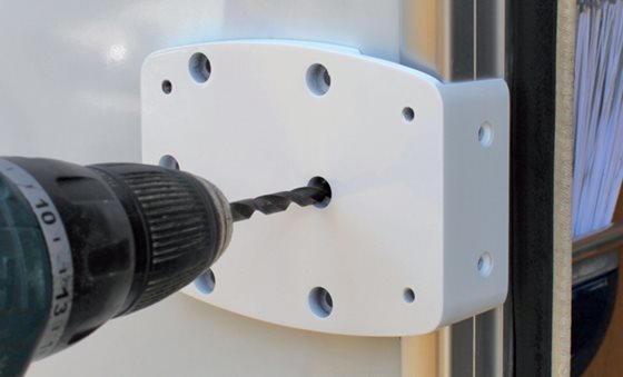 BLOKADA DRZWI ZEWNĘTRZNA HEOSAFE DOOR FRAME LOCK BIAŁA 2 szt.