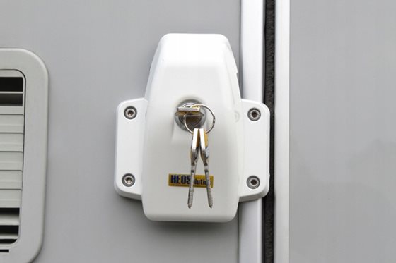 BLOKADA DRZWI ZEWNĘTRZNA HEOSAFE DOOR FRAME LOCK BIAŁA 2 szt.