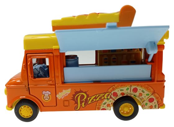 ZABAWKA "FOOD TRUCK PIZZA 1:36 11 cm